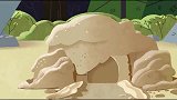 新飞天小女警：毛毛为了找瓶盖，弄塌泡泡堆的沙堡