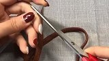 老公的鞋带短，今天我用一根牛奶吸管就搞定了