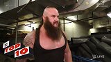 WWE-17年-RAW第1247期十佳镜头：斯特劳曼撼天动地虐杀大秀哥轰塌擂台-专题