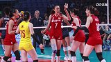 世联赛中国女排1-3不敌美国女排无缘决赛 将与土耳其争季军