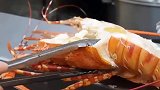 超级诱人的锦绣大龙虾，这么烤着吃是不是更霸气