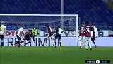 第47分钟AC米兰球员托纳利射门 - 击中门框