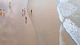 东山岛金銮湾，假期看海上日出，沙滩犹如天空之镜