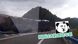 太可怕！交警高速巡逻见一超长货车如“过江龙”呼啸而过被吓懵
