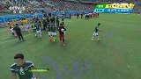 世界杯-14年-淘汰赛-1/8决赛-荷兰墨西哥再现短暂停 骄阳似火球员及时补水-花絮