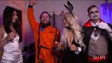NXT第646期：万圣节特别节目 选手们在后台玩起了cosplay