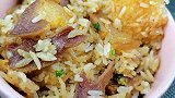电饭锅腊味煲仔饭，颜值太美，来吧