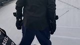90米级大跳台，场馆高度不够，直接开天窗了 滑雪  xgame
