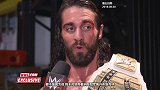 WWE-18年-2018夏季狂潮大赛：赛后采访罗林斯表示要同安布罗斯一同庆祝夺冠-花絮
