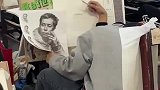 画画和做梦同步进行网友：在梦里已经画完了