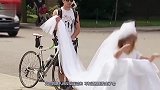 新娘街头玩“穿越”当着路人的面凭空消失了网友表情包已齐