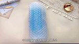超大一卷水晶鱼鳞皮，分离剪开撕碎，太舒服了