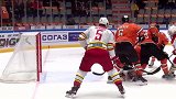 KHL常规赛-帕罗拉两球致胜 昆仑鸿兴万科龙3-2逆转胜老虎