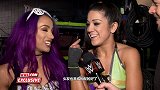 WWE-17年-RAW第1277期赛后采访 贝莉欣喜与闺蜜同台竞技：会连续两年击败SD女队-花絮