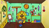 手绘定格动画：船长没电了！木头象奇思妙想为皮皮鲁充电！