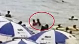 广东深圳：6岁男童误入深水区溺水，他“百米冲刺”跳海救人