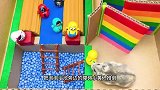 小仓鼠索菲逃离彩监狱，挑战彩虹泡泡板迷宫，它会成功吗