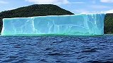 加拿大的纽芬兰岛，有一座巨大冰山正在靠近
