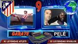西甲-1617赛季-马竞最佳阵容PK最伟大对手11人：巴萨6人 贝马2大球王领衔-专题