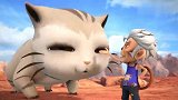 猪猪侠：猴风风博士炫耀自己，和大猫握手，结果被它当成了凳子！