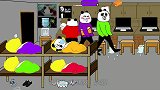 爆笑沙雕动画：男生宿舍周末日常！