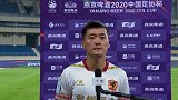 唐鑫：球队整体发挥不错 有些机会没有把握住