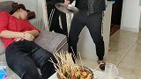 本想试试杯子的效果结果搞笑了