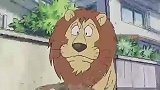 大雄胖虎险成为狮子王的盘中餐，哆啦A梦把大狮子变成小老鼠