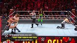 WWE-18年-2018地狱牢笼大赛：男女混双赛 丹尼尔夫妻VS米兹夫妻集锦-精华