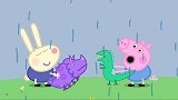 小猪佩奇：乔治一点都不配合，在房间吵吵闹闹的，佩奇很生气