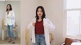 春夏衣服别乱买，可试试这款白色衬衫，宽松显瘦还百搭不掉裆