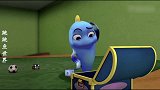跳跳鱼世界：鱼缸里也能做游戏？两条小鱼打起了羽毛球，玩的真好