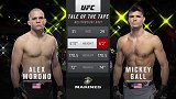 UFC on ESPN31期：亚历克斯-莫罗诺VS米奇-高尔