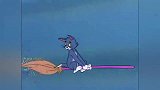 猫和老鼠：汤姆居然会魔法了，有了魔法扫帚，他也会飞了