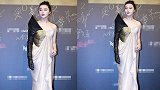 范冰冰银色礼服造型抢眼 红毯镜头却被“一刀切”