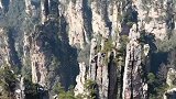 天子山的御笔峰，像倒插的毛笔