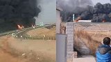 河北3车高速相撞起火致1死 2车载原油及液化气数十吨