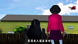 邻居在麋鹿面前表演舞蹈