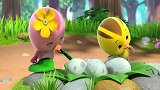 萌鸡小队：萌鸡们开始照顾蛋宝宝，小家伙真用心，棒棒哒