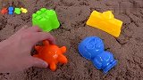 玩沙子，儿童沙子玩具，Pororo小企鹅，玩具城堡