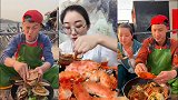 爱美食，吃货直播螃蟹,胃口不小啊，第227节