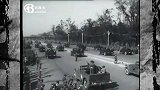 1945年柏林盟军珍贵录像，举行胜利大阅兵，军车很霸气