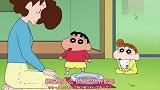 蜡笔小新：小新插花真有天赋，美伢都有点嫉妒