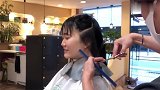 戴眼镜女生，剪款波波头，减龄时尚美美哒