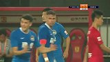 第85分钟广州恒大淘宝球员杨立瑜(U23)黄牌