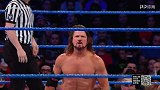 WWE-18年-SD第962期：车轮战 AJ斯泰尔斯VS欧文斯&萨米辛-单场