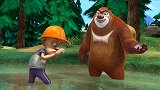 熊出没：强哥为感谢熊大传授技能，热情请森林的小动物们吃晚餐