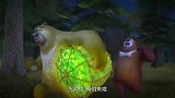 熊出没：光头强陷入沼泽，熊大赶来也掉了进去，熊二来帮忙