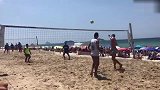 顶级中卫水准！弟媳沙滩足球大秀世界级头球 一通操作打服对手