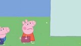 小猪佩奇：佩奇和乔治做了坏事 在墙上画画 这可不是好孩子哦